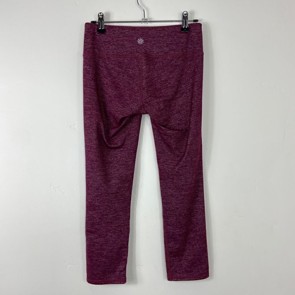 Athleta Chaturanga Purple Yoga Leggings Pants XST - Picture 4 of 8
